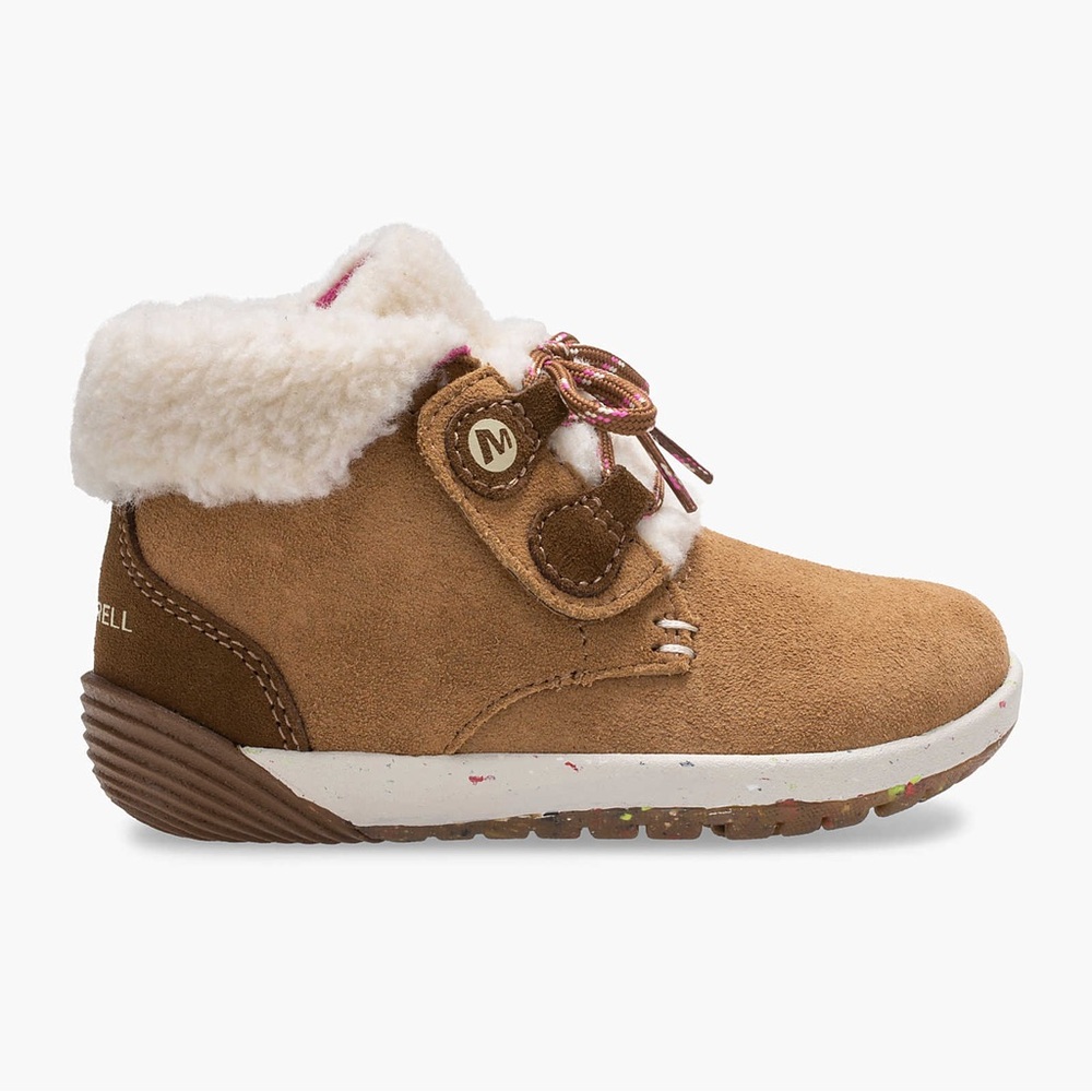 Merrell Little Kid's Bare Steps® Cocoa Jr. Boot, Size 8.5